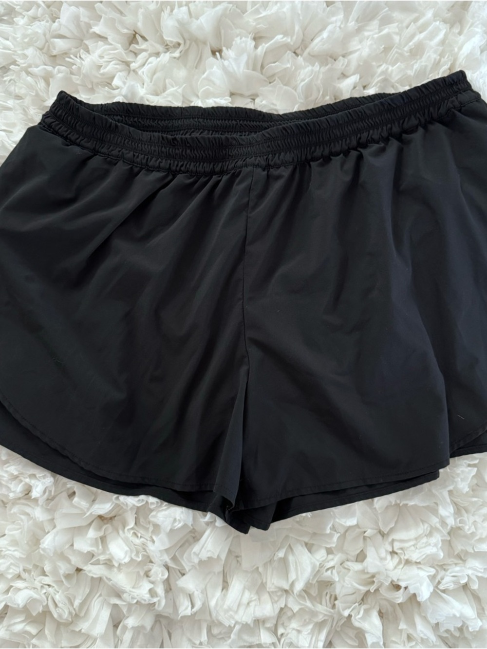 Zella Black Women's Athletic Shorts - Elastic Waist Running Shorts